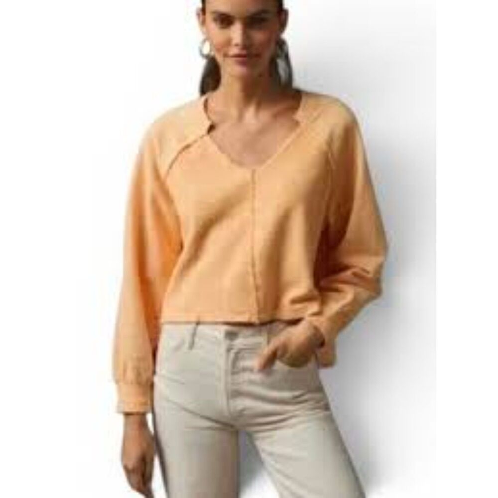 Pilcro Reworked Peach Pull Over Sweater Size M